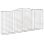 Cesta gaviones forma arco hierro galvanizado 400x50x180/200 cm de vidaXL, Maceteros y jardineras - Ref: Foro24-153539, Precio...