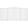 Cesta gaviones forma arco hierro galvanizado 400x50x180/200 cm de vidaXL, Maceteros y jardineras - Ref: Foro24-153539, Precio...