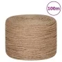 Cuerda de yute 100 m de longitud y 8 mm de grosor de vidaXL, Sogas y cuerdas metálicas - Ref: Foro24-153745, Precio: 33,24 €,...