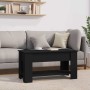 Mesa de centro madera de ingeniería negro 101x49x52 cm en Mesas de centro | Comprar online en Foru.es