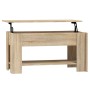 Mesa de centro madera de ingeniería roble Sonoma 101x49x52 cm en Mesas de centro | Comprar online en Foru.es
