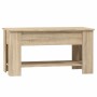 Mesa de centro madera de ingeniería roble Sonoma 101x49x52 cm en Mesas de centro | Comprar online en Foru.es