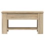 Mesa de centro madera de ingeniería roble Sonoma 101x49x52 cm en Mesas de centro | Comprar online en Foru.es