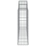 Cesta gaviones forma arco hierro galvanizado 200x30x100/120 cm de vidaXL, Maceteros y jardineras - Ref: Foro24-153485, Precio...