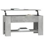 Mesa de centro madera de ingeniería gris hormigón 101x49x52 cm en Mesas de centro | Comprar online en Foru.es