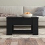 Mesa de centro madera de ingeniería negra 79x49x41 cm en Mesas de centro | Comprar online en Foru.es
