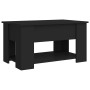 Mesa de centro madera de ingeniería negra 79x49x41 cm en Mesas de centro | Comprar online en Foru.es