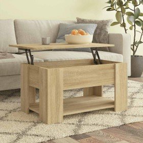 Mesa de centro madera de ingeniería roble Sonoma 79x49x41 cm en Mesas de centro | Comprar online en Foru.es
