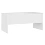 Mesa de centro madera contrachapada blanco 102x50,5x46,5 cm en Mesas de centro | Comprar online en Foru.es