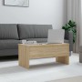 Mesa de centro madera ingeniería roble Sonoma 102x50,5x46,5 cm en Mesas de centro | Comprar online en Foru.es