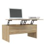 Mesa de centro madera ingeniería roble Sonoma 102x50,5x46,5 cm en Mesas de centro | Comprar online en Foru.es