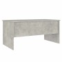 Mesa de centro madera ingeniería gris hormigón 102x50,5x46,5 cm en Mesas de centro | Comprar online en Foru.es