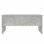 Mesa de centro madera ingeniería gris hormigón 102x50,5x46,5 cm en Mesas de centro | Comprar online en Foru.es