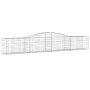 Cesta de gaviones forma arco hierro galvanizado 400x50x60/80 cm de vidaXL, Maceteros y jardineras - Ref: Foro24-153533, Preci...