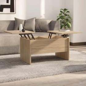 Mesa de centro madera de ingeniería roble Sonoma 80x50x42,5 cm en Mesas de centro | Comprar online en Foru.es