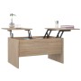 Mesa de centro madera de ingeniería roble Sonoma 80x50x42,5 cm en Mesas de centro | Comprar online en Foru.es