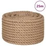 Cuerda de yute 25 m de longitud y 24 mm de grosor de vidaXL, Sogas y cuerdas metálicas - Ref: Foro24-153767, Precio: 54,35 €,...