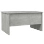 Mesa de centro madera de ingeniería gris hormigón 80x50x42,5 cm en Mesas de centro | Comprar online en Foru.es