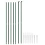 Wire fence with anchor spikes green 2x10 m by vidaXL, fence panels - Ref: Foro24-154102, Price: 172,69 €, Discount: %