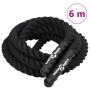 Cuerda de batalla poliéster negro 6 m 4,5 kg de vidaXL, Accesorios de máquinas de cardio - Ref: Foro24-94265, Precio: 43,00 €...