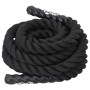 Cuerda de batalla poliéster negro 6 m 4,5 kg de vidaXL, Accesorios de máquinas de cardio - Ref: Foro24-94265, Precio: 43,00 €...