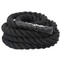 Cuerda de batalla poliéster negro 6 m 4,5 kg de vidaXL, Accesorios de máquinas de cardio - Ref: Foro24-94265, Precio: 43,00 €...
