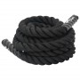 Cuerda de batalla poliéster negro 6 m 4,5 kg de vidaXL, Accesorios de máquinas de cardio - Ref: Foro24-94265, Precio: 43,00 €...