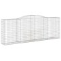 Cesta gaviones forma arco hierro galvanizado 400x50x140/160 cm de vidaXL, Maceteros y jardineras - Ref: Foro24-153537, Precio...
