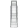 Cesta gaviones forma arco hierro galvanizado 400x50x140/160 cm de vidaXL, Maceteros y jardineras - Ref: Foro24-153537, Precio...