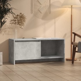 Mueble para TV madera contrachapada gris hormigón 90x35x40 cm en Muebles TV | Comprar online en Foru.es