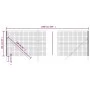 Cerca de alambre de acero galvanizado verde 1,6x10 m de vidaXL, Paneles de vallas - Ref: Foro24-154084, Precio: 96,38 €, Desc...