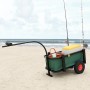 Carrito de pesca con bolsa de acero negro de vidaXL, Carros e islas - Ref: Foro24-153604, Precio: 134,96 €, Descuento: %