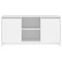 Mueble para TV madera contrachapada blanco 102x37,5x52,5 cm en Muebles TV | Comprar online en Foru.es
