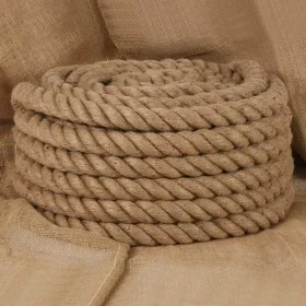Cuerda de yute 25 m de longitud y 40 mm de grosor de vidaXL, Sogas y cuerdas metálicas - Ref: Foro24-153777, Precio: 178,29 €...