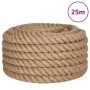 Jute rope 25 m long and 40 mm thick by vidaXL, Ropes and metal cords - Ref: Foro24-153777, Price: 178,29 €, Discount: %