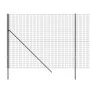 Anthrazitgrauer verzinkter Stahldrahtzaun 2x10 m von vidaXL, Zaunpaneele - Ref: Foro24-154198, Preis: 123,72 €, Rabatt: %
