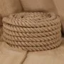 Cuerda de yute 5 m de longitud y 50 mm de grosor de vidaXL, Sogas y cuerdas metálicas - Ref: Foro24-153778, Precio: 59,94 €, ...