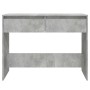 Mesa consola madera de ingeniería gris hormigón 100x35x76,5 cm en Mesas auxiliares | Comprar online en Foru.es