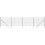 Cerca de alambre de acero galvanizado gris antracita 1,4x10 m de vidaXL, Paneles de vallas - Ref: Foro24-154227, Precio: 81,8...