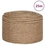 Cuerda de yute 25 m de longitud y 10 mm de grosor de vidaXL, Sogas y cuerdas metálicas - Ref: Foro24-153748, Precio: 21,22 €,...