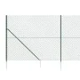 Cerca de alambre con pinchos de anclaje verde 2x10 m de vidaXL, Paneles de vallas - Ref: Foro24-153926, Precio: 129,62 €, Des...