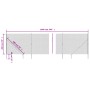 Cerca de alambre con pinchos de anclaje verde 2x10 m de vidaXL, Paneles de vallas - Ref: Foro24-153926, Precio: 131,15 €, Des...