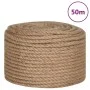 Jute rope 50 m long and 10 mm thick by vidaXL, Ropes and metal cords - Ref: Foro24-153749, Price: 45,11 €, Discount: %
