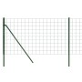 Cerca de alambre de acero galvanizado verde 1x25 m de vidaXL, Paneles de vallas - Ref: Foro24-154089, Precio: 138,67 €, Descu...