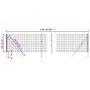 Cerca de alambre de acero galvanizado verde 1x25 m de vidaXL, Paneles de vallas - Ref: Foro24-154089, Precio: 138,67 €, Descu...
