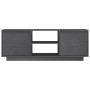 Mueble de TV madera maciza de pino gris 110x30x40 cm en Muebles TV | Comprar online en Foru.es