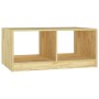 Mesa de centro de madera maciza de pino 75x50x33,5 cm en Mesas de centro | Comprar online en Foru.es