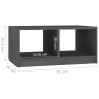 Mesa de centro de madera maciza de pino gris 75x50x33,5 cm en Mesas de centro | Comprar online en Foru.es