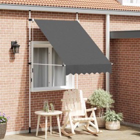 Toldo retráctil de funcionamiento manual antracita 150 cm en Toldos | Comprar online en Foru.es