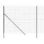 Anthrazitgrauer verzinkter Stahldrahtzaun 2x10 m von vidaXL, Zaunpaneele - Ref: Foro24-154230, Preis: 111,62 €, Rabatt: %